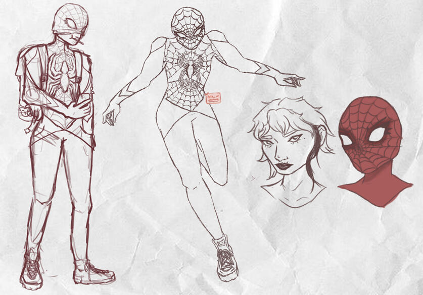 Spideysona Sketches